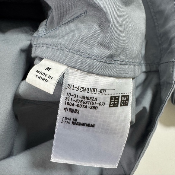 New Uniqlo U Hooded Blouson Spring Jacket Grey - Picture 5 of 8